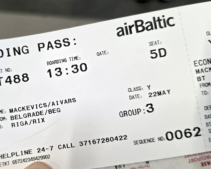 Sadarbībā ar «airBaltic» lidojam ceļojumā uz Serbijas galvaspilsētu Belgradu 392013