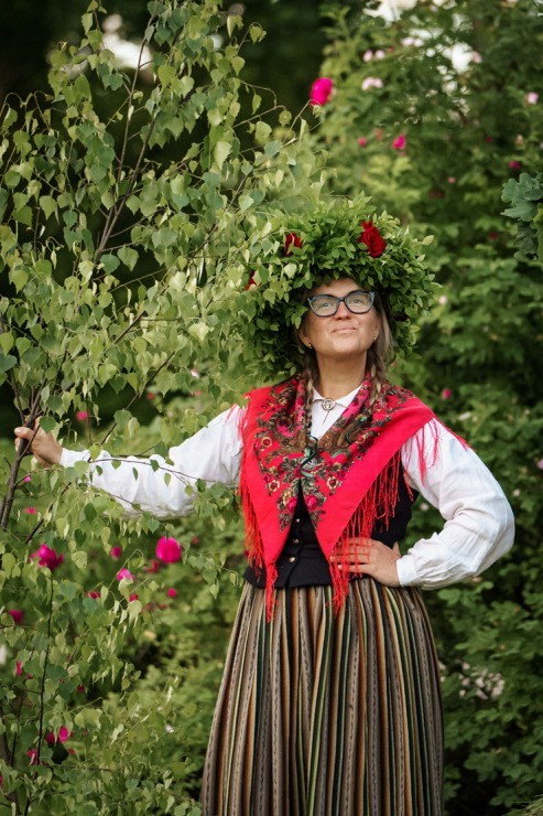 Līgo svētki Siguldas pilsdrupu estrādē ir tradicionāls pasākums. Foto: Zane Magone 394805