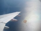 Skats no putna lidojuma uz kontrastaino Āfrikas valsti