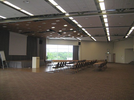 Viesnīcā ir vairākas konferenču zāles. Lielākā zālē 