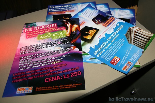 Visu veidu programmas, jauni tūrisma maršruti. Sīkāk  www.nikostravel.lv 38555