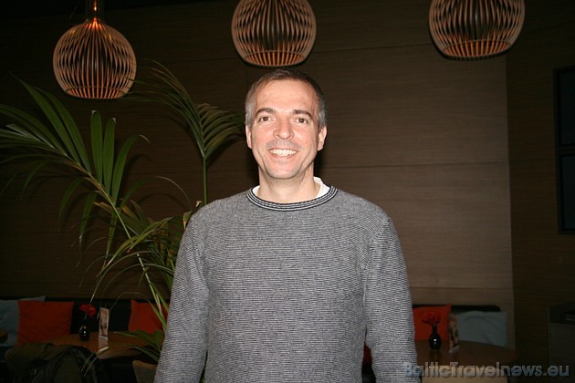 Restorāns Dejavu  ir divu itāļu draugu bizness, kuri mīl labu virtuvi un dzīvo Rīgā vairāk kā 11 gadus. Attēlā - Giancarlo D'Aquino 39028