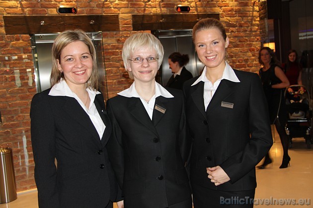 Viesnīcas Tallink Hotel Riga komanda (no kreisās): Karīna Voļska, Inese Liepiņa un Gunta Kuļikovska Viesnīcas Tallink Hotel Riga komanda (no kreisās): Karīna Voļska, Inese Liepiņa un Gunta Kuļikovska 42481