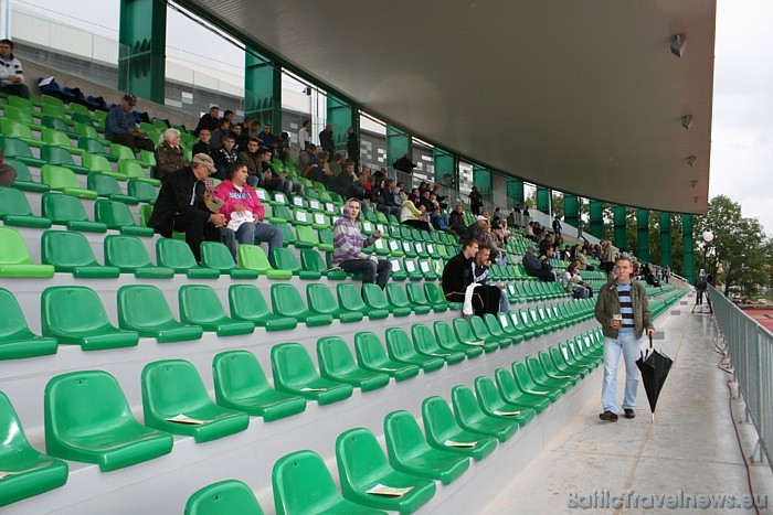 Uz Jelgavas un Blekpūlas futbola klubu spēli kopā bija sapulcējušies vairāk nekā 1700 skatītāji 49000