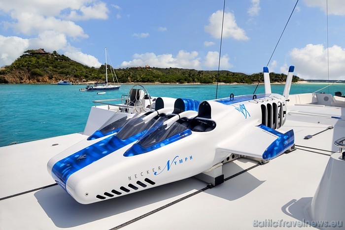 Doties braucienā ar Necker Nymph iespējams tikai tad, ja īrējat luksusa katamarānu Necker Belle vai uzturaties privātajā salā Necker Island
Foto: © 2 49303
