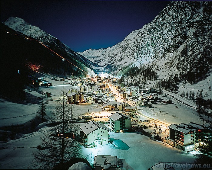 Ielejā pieejamas 88 viesnīcas un viesu nami, kā arī vairāk nekā 100 restorāni 
Foto: Photopress/Saas-Fee 50901