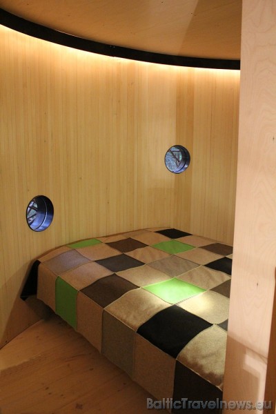 Numuri ir 15-30 kvadrātmetru plaši. Viesnīcā pieejama arī sauna un konferenču zāle 12 personām
Foto: © Treehotel 51164