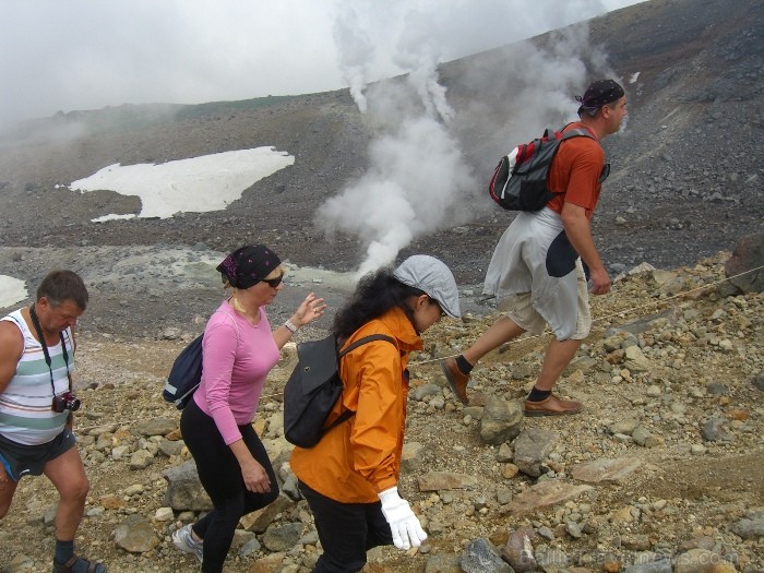 Ceļā uz Asahidakes kalnu virsotni 2291 m v.j.l. Hokaido salā (Foto: Guna Ķibere) 70576