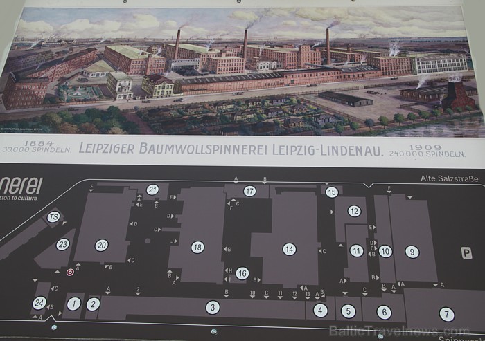 Leipcigas kokvilnas vērptuve Leipcigas pilsētas daļā Plagvicā tika dibināta 21.06.1884 un 25 gadu laikā tā kļuva par  Eiropas lielāko kokvilnas vērptu 76430