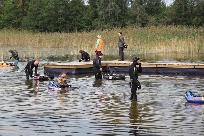 Starptautiskas zemūdens medības sacensības Sivera ezerā 25.08-26.08.2012. Foto sponsors: www.campsiveri.lv 81203