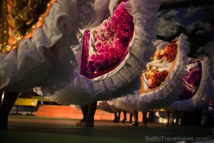 Bambuko kultūras festivāls ietver gan mūzikas, gan dejas, gan tērpu parādes elementus. Foto: www.colombia.travel Bambuko kultūras festivāls ietver gan mūzikas, gan dejas, gan tērpu parādes elementus. Foto: www.colombia.travel 82617