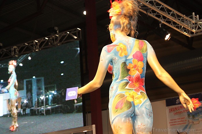 Skaistumkopšanas izstādes «Baltic Beauty 2012» konkursi  - «Body art 2012» un asociatīvā tēla konkurss. Foto sponsors: www.startours.lv 84329