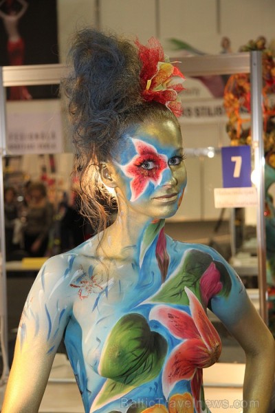 Skaistumkopšanas izstādes «Baltic Beauty 2012» konkursi  - «Body art 2012» un asociatīvā tēla konkurss. Foto sponsors: www.startours.lv 84377