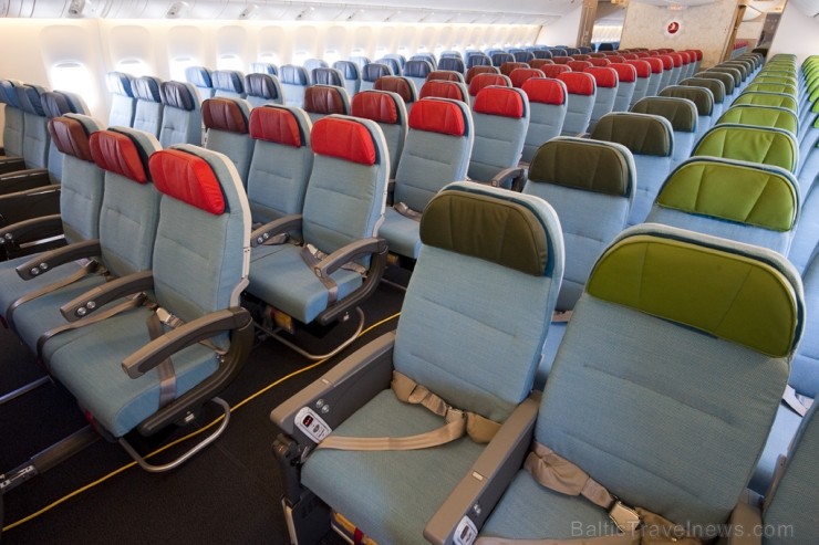 Tiek piedāvātas trīs klases: ekonomiskā, komforta un biznesa klase. Foto: www.turkishairlines.com Tiek piedāvātas trīs klases: ekonomiskā, komforta un biznesa klase. Foto: www.turkishairlines.com 96071