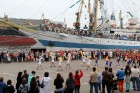 Starptautiskās burukuģu un jahtu regates The Tall Ships Races 2013 dalībnieki pirms došanās uz Rīgu ieradās Ventspilī, kur tos varēja apskatīt Ostas i 93