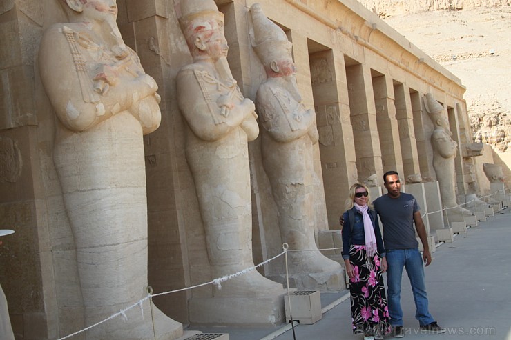 Travelnews.lv apmeklē valdnieces Hatšepsutas templi Luksorā. Vairāk informācijas par ceļojumiem uz Ēģipti - www.GoAdventure.lv Travelnews.lv apmeklē valdnieces Hatšepsutas templi Luksorā. Vairāk informācijas par ceļojumiem uz Ēģipti - www.GoAdventure.lv 109710
