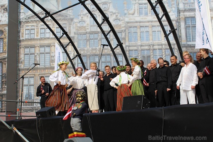 21.09.2014 Briselē festivāla Folklorissimo ietvaros tika atklātas 