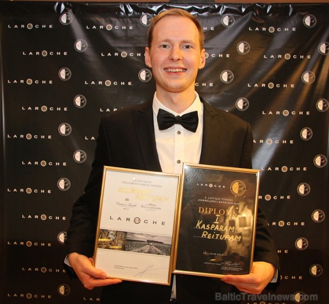 Latvijas Vīnziņu čempionāta «Laroche Cup 2014» uzvarētājs Kaspars Reitups no Rīgas restorāna «Vincents» Latvijas Vīnziņu čempionāta «Laroche Cup 2014» uzvarētājs Kaspars Reitups no Rīgas restorāna «Vincents» 134503