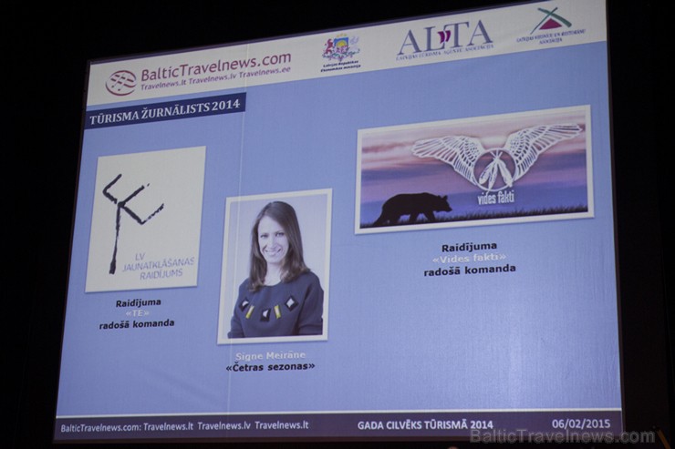 Nominācijā «Tūrisma žurnālists 2014» nominanti - Raidījuma «TE» radošā komanda, Signe Meirāne (Četras sezonas), Raidījuma «Vides fakti» radošā komanda Nominācijā «Tūrisma žurnālists 2014» nominanti - Raidījuma «TE» radošā komanda, Signe Meirāne (Četras sezonas), Raidījuma «Vides fakti» radošā komanda 142436