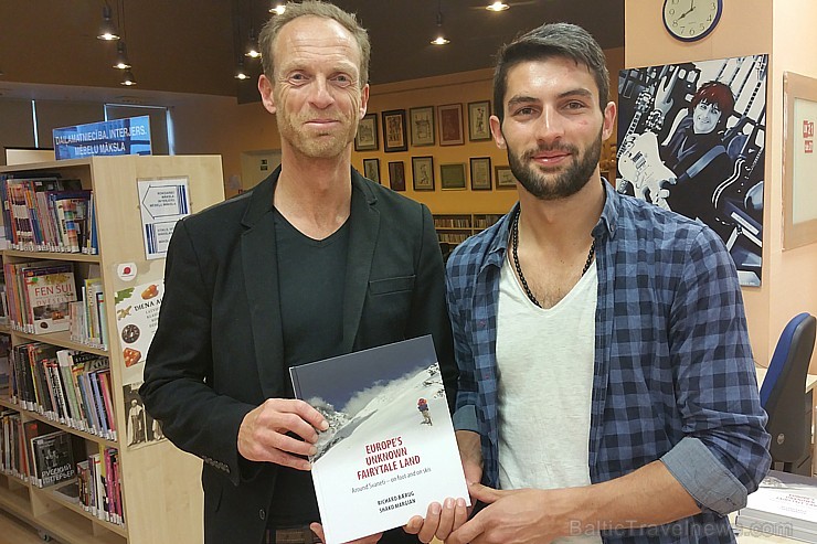 Latvijas norvēģis Rihards Bērugs kopā ar kolēģi Shako Margian prezentē Rīgas Centrālajā bibliotēkā bilžu un stāstu grāmatu «EUROPES UNKNOWN FAIRYTALE Latvijas norvēģis Rihards Bērugs kopā ar kolēģi Shako Margian prezentē Rīgas Centrālajā bibliotēkā bilžu un stāstu grāmatu «EUROPES UNKNOWN FAIRYTALE 174483