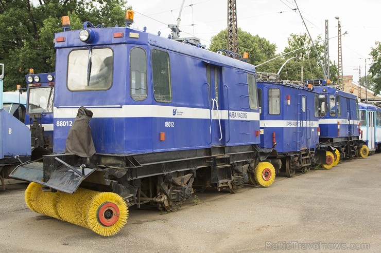 Travelnews.lv apskata tramvaju dažādību Rīgas 3. tramvaju depo 183297