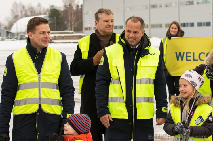 Rīga. Šodien, 2016.gada 30.novembrī Latvijas lidsabiedrība airBaltic Rīgā sagaidīja pasaulē pirmo Bombardier CS300 lidmašīnu. Rīga. Šodien, 2016.gada 30.novembrī Latvijas lidsabiedrība airBaltic Rīgā sagaidīja pasaulē pirmo Bombardier CS300 lidmašīnu. 188868