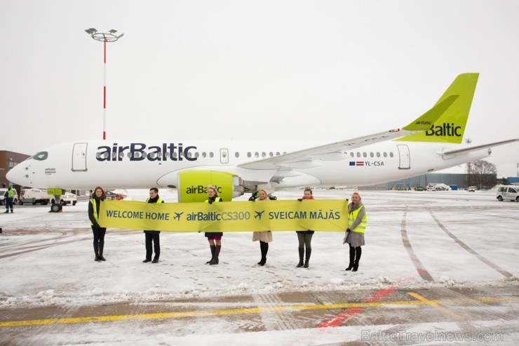 Rīga. Šodien, 2016.gada 30.novembrī Latvijas lidsabiedrība airBaltic Rīgā sagaidīja pasaulē pirmo Bombardier CS300 lidmašīnu. Rīga. Šodien, 2016.gada 30.novembrī Latvijas lidsabiedrība airBaltic Rīgā sagaidīja pasaulē pirmo Bombardier CS300 lidmašīnu. 188871