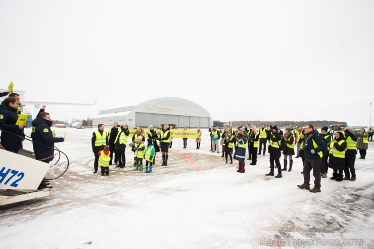Rīga. Šodien, 2016.gada 30.novembrī Latvijas lidsabiedrība airBaltic Rīgā sagaidīja pasaulē pirmo Bombardier CS300 lidmašīnu. Rīga. Šodien, 2016.gada 30.novembrī Latvijas lidsabiedrība airBaltic Rīgā sagaidīja pasaulē pirmo Bombardier CS300 lidmašīnu. 188872