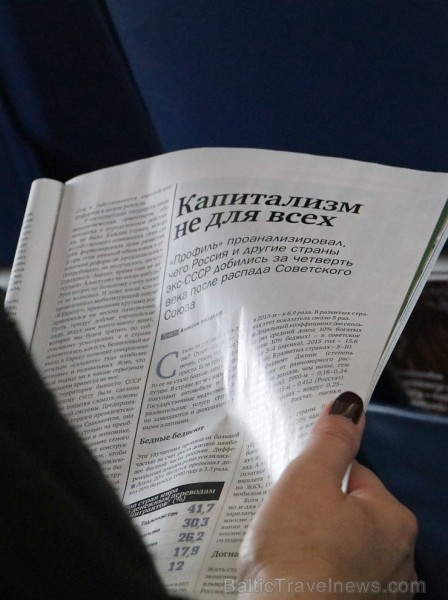 Divi biznesa klases tūristi izbauda lidojumu Rīga - Maskava ar lidsabiedrību «Aaeroflot». Atbalsta: Baltic Travel Group Divi biznesa klases tūristi izbauda lidojumu Rīga - Maskava ar lidsabiedrību «Aaeroflot». Atbalsta: Baltic Travel Group 189634