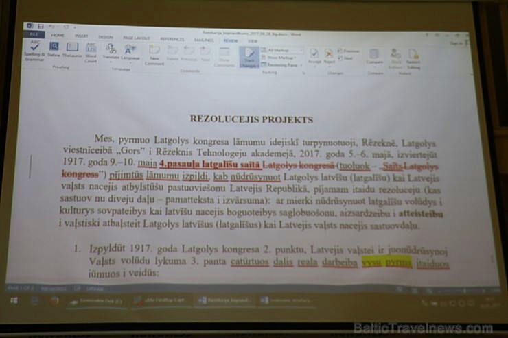 Latgolys symtgadis kongresa rezolūcija, kas tika pieņemta 6.05.2017 Rēzeknē, aicina stiprināt un attīstīt latgalisko kultūrvidi Latgalē 197385