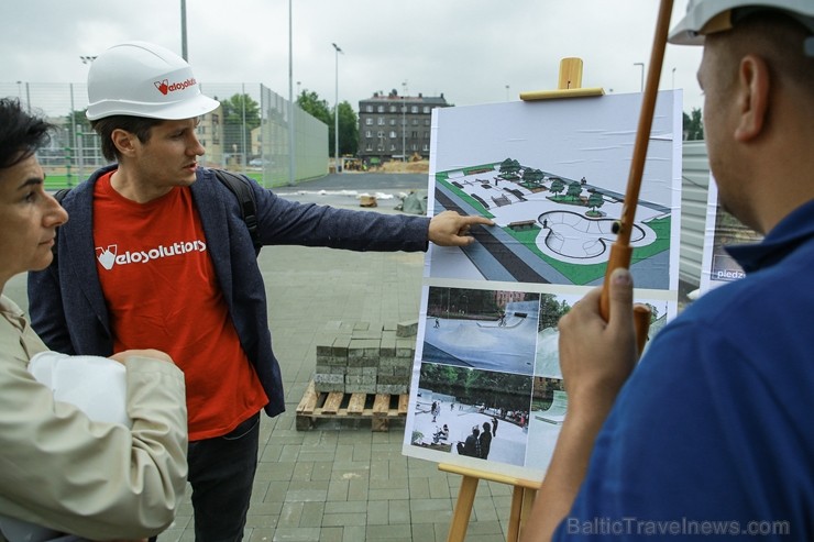 Rīgā aktīvi norisinās darbi, lai 16.septembrī atklātu Centra sporta kvartālu 202260