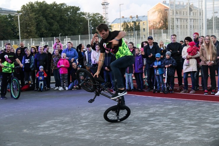 Ar interesantu programmu Rīgā atklāts lielākais sporta kvartāls Latvijā 207128