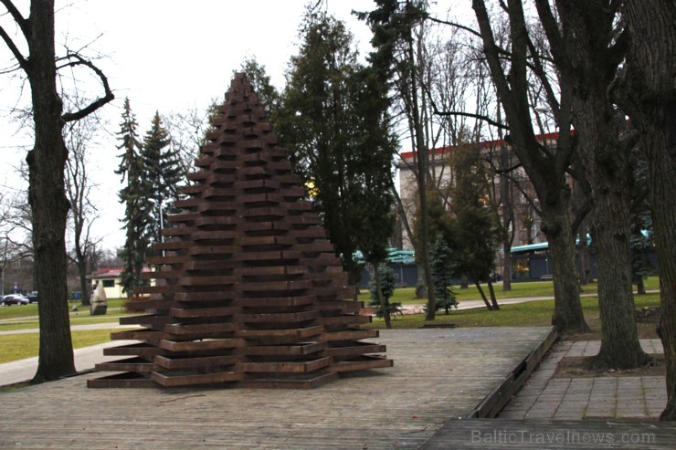 Līdz šīs nedēļas beigām vēl var steigt apskatīt Rīgas skaistās egles. 214497