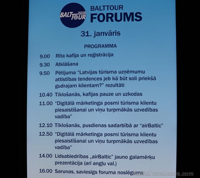 Tūrisma saiets «Balttour 2018 Forums» (31.01.2018) diskutē par digitalizāciju tūrismā 216305