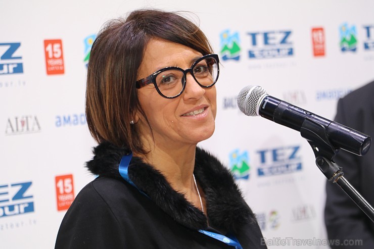 Tūroperators «Tez Tour» tūrisma izstādē piesaka jaunu galamērķi ar loteriju 216374