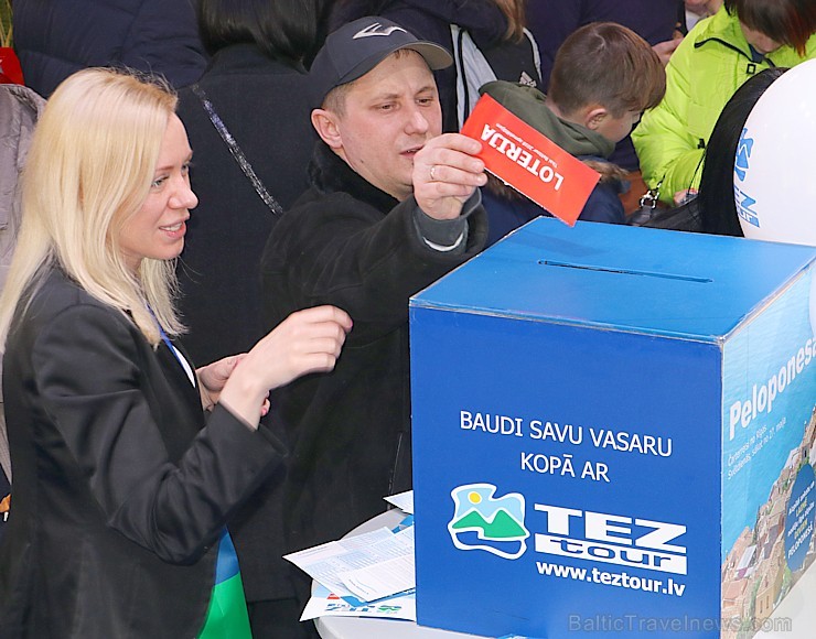 Tūroperators «Tez Tour» tūrisma izstādē piesaka jaunu galamērķi ar loteriju 216380