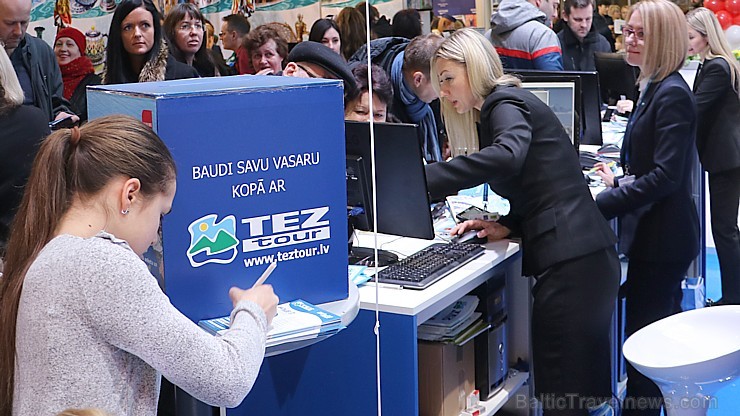 Tūroperators «Tez Tour» tūrisma izstādē piesaka jaunu galamērķi ar loteriju 216383