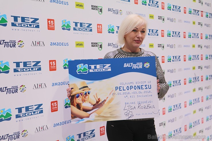 Tūroperators «Tez Tour» tūrisma izstādē piesaka jaunu galamērķi ar loteriju 216391