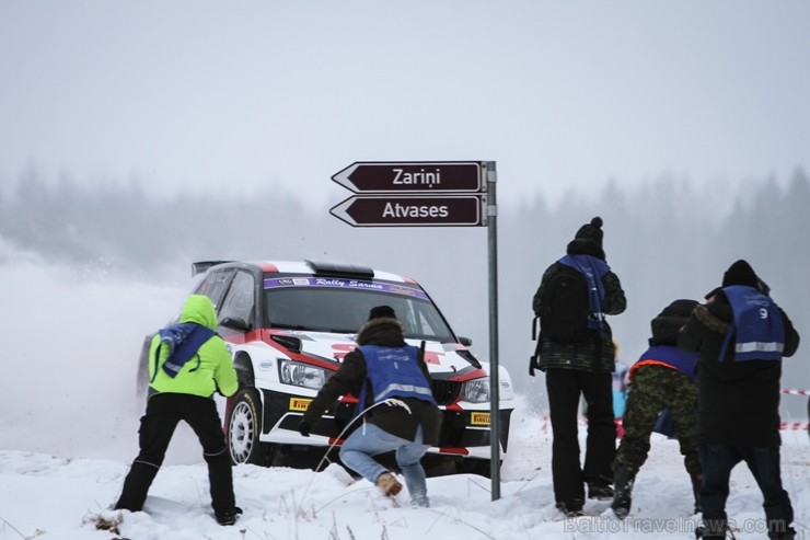 Aizraujošās, sniegotās cīņās aizvada «Rallijs Sarma 2018». Foto: Gatis Smudzis 216719