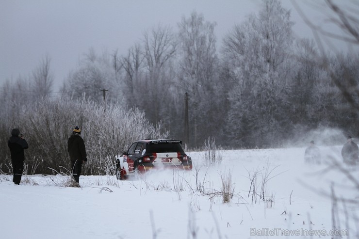 Aizraujošās, sniegotās cīņās aizvada «Rallijs Sarma 2018». Foto: Gatis Smudzis 216720