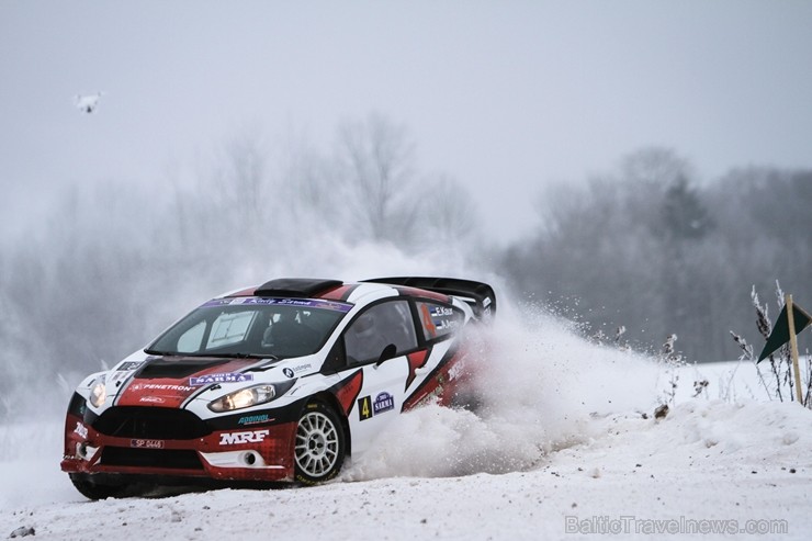 Aizraujošās, sniegotās cīņās aizvada «Rallijs Sarma 2018». Foto: Gatis Smudzis 216723