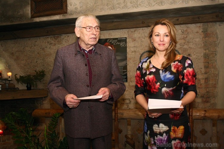 Restorānā «Key to Riga» norisinājās aktrises Olgas Dreģes jubilejas koncerta prezentācija 217123