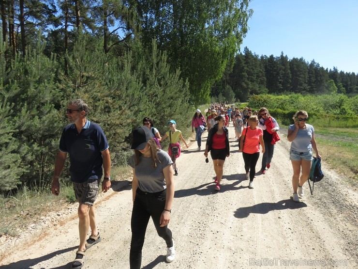 Pārgājienā Salaspilī  tiek iepazīta Doles sala 225524