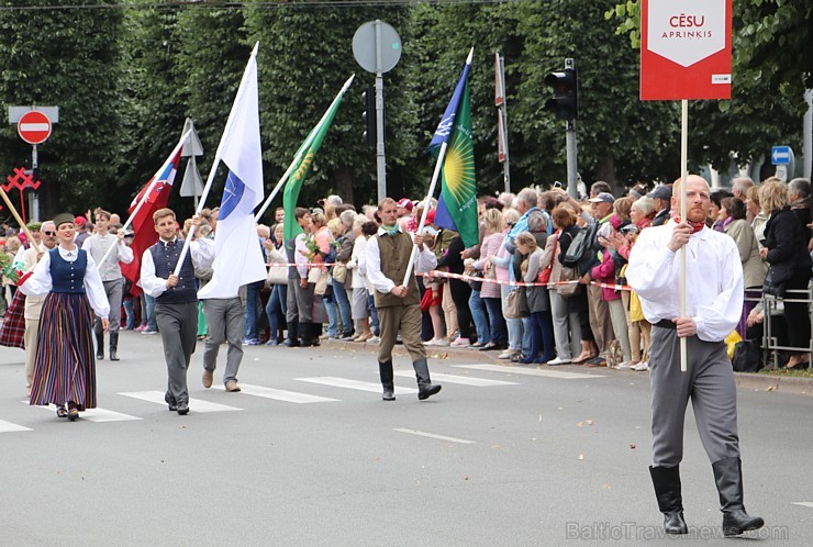 Dziesmu un deju svētku atklāšanas gājiens 1.07.2018 pulcē Rīgā visus Latvijas novadus 226594