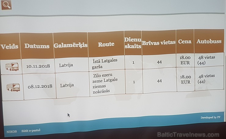 Tūrisma firma «Nikos Travel» 19.10.2018 prezentē jauno interneta mājas lapu un ceļojumu rezervēšanas sistēmu aģentiem Tūrisma firma «Nikos Travel» 19.10.2018 prezentē jauno interneta mājas lapu un ceļojumu rezervēšanas sistēmu aģentiem 235662
