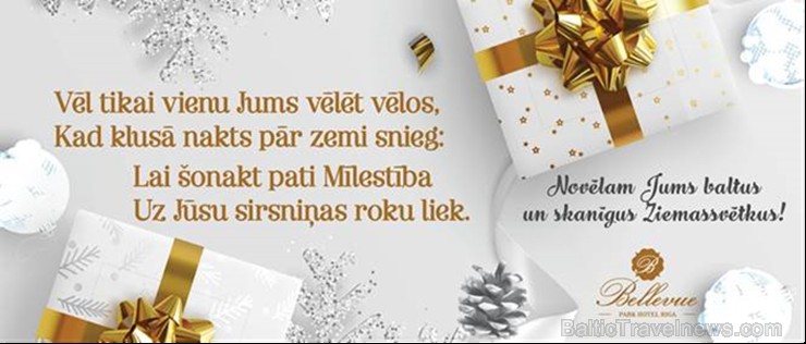 Bellevue Park Hotel Riga, Paldies par Ziemassvētku un Jaungada apsveikumu! 241929