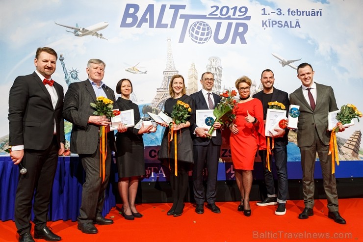 BALTTOUR.LV: Tūrismā izstādē «Balttour 2019» nosaka «GADA CILVĒKS TŪRISMĀ 2018» laureātus. Vairāk foto: Tn.lv/foto/ 244702