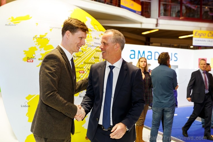BALTTOUR.LV: Ekonomikas ministrs Ralfs Nemiro piedalās tūrismā izstādē «Balttour 2019». Vairāk foto: Tn.lv/foto/ 244710