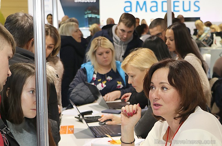 Tūrisma izstāde «Balttour 2019» pulcē ceļotājus, interesentus un atpūtniekus. Vairāk foto: Tn.lv/foto/ Tūrisma izstāde «Balttour 2019» pulcē ceļotājus, interesentus un atpūtniekus. Vairāk foto: Tn.lv/foto/ 245198