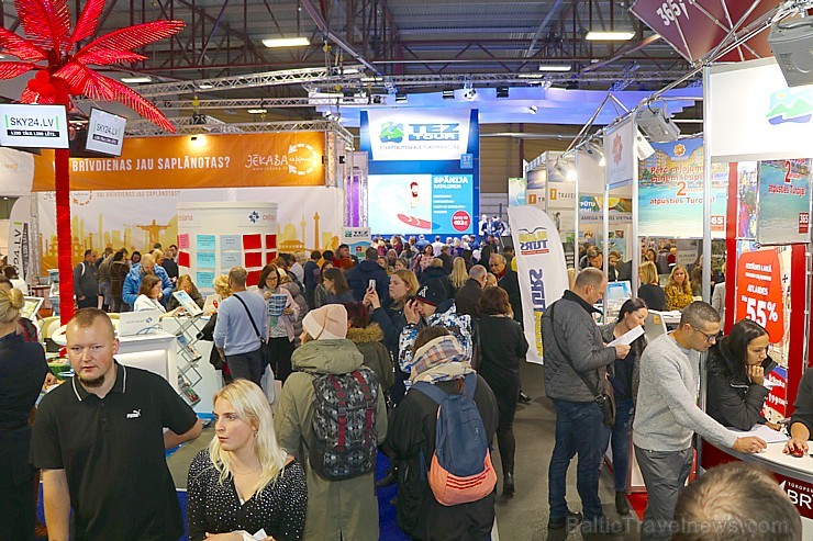 Tūrisma izstādē «Balttour 2019» var iepazīt ceļojumu pasauli. Vairāk foto: Tn.lv/foto/ 245276